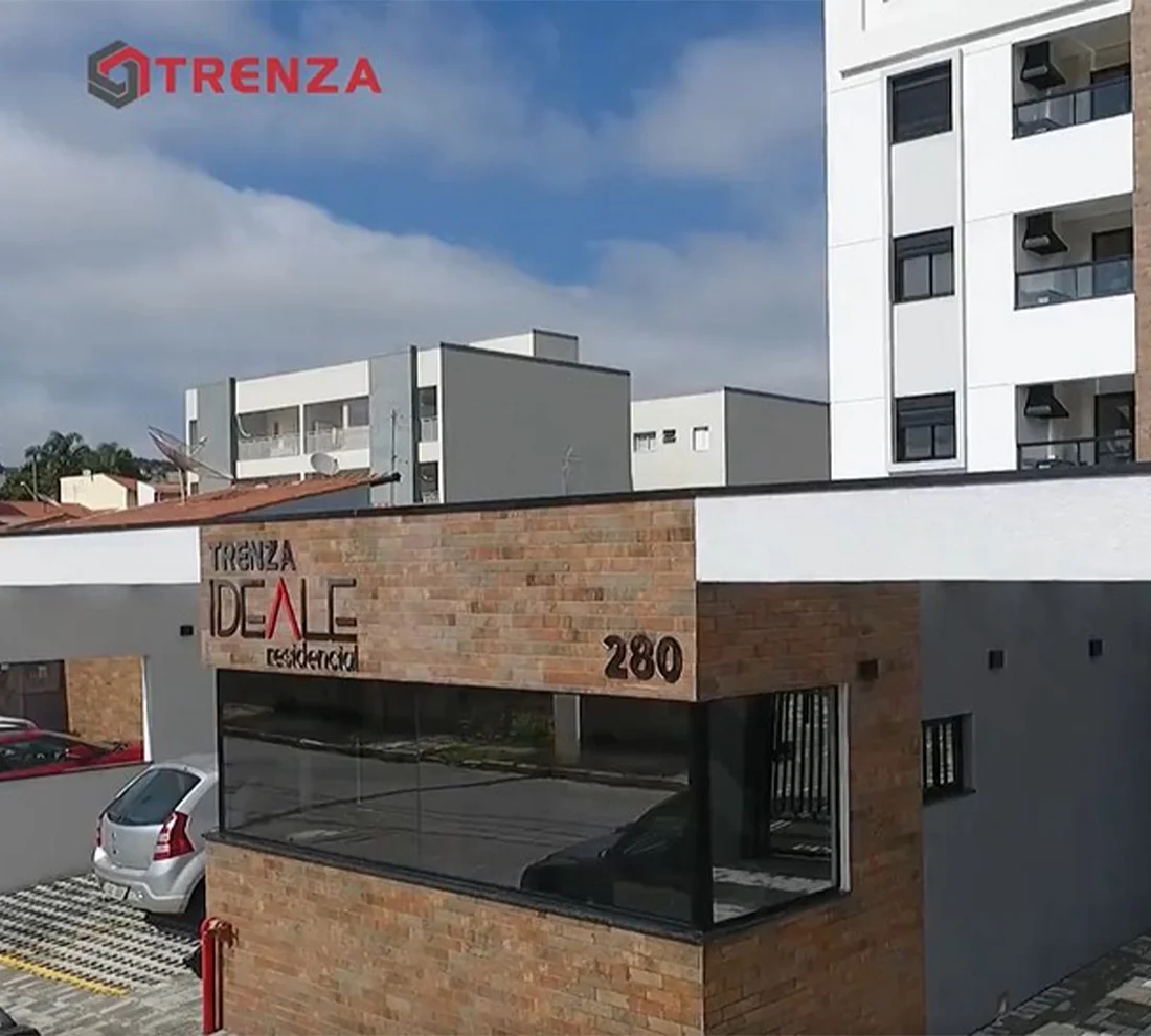 Fachada do Condomínio Trenza Ideale